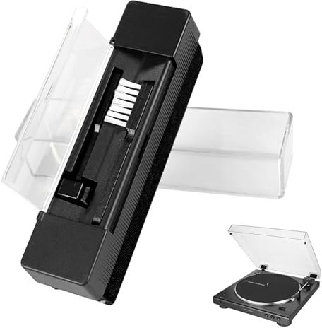 1 Pcs Vinyl Record Cleaning Brush,Velvet Anti Static Vinyl Record Cleaner,Soft Velvet Cleaning Pad Vinyl Record Cleaning Brush for Remove Dust Dirt & Debris from Your Favourite LPs