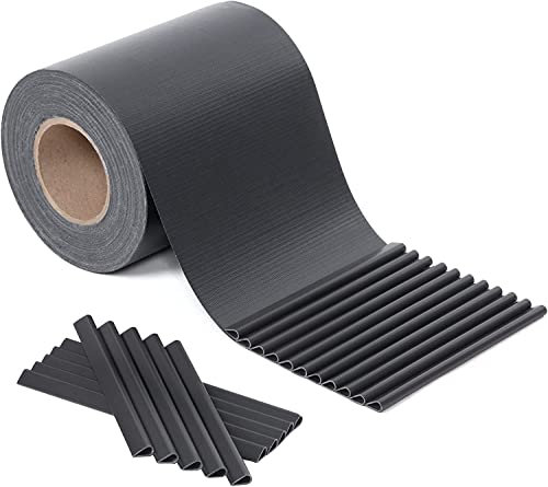 Frangivista Strisce Privacy per Recinzione in PVC, 19 cm x 35 m, Protezione Visiva per Balcone e Giardino, Resistente ai Raggi UV, Disponibile in vari colori (ANTRACITE)