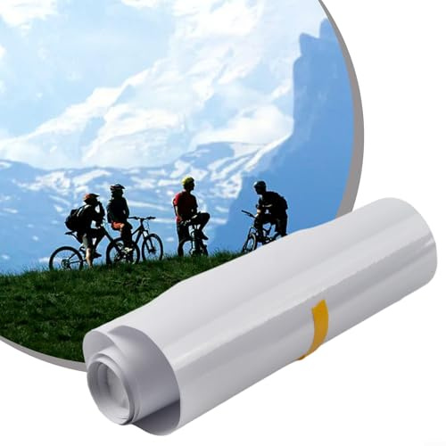 PVC imperméable clair pour le film de bande de protection conçu pour les cadres de vélo de montagne, résistant à la poussière et aux températures élevées pour l'utilisation de vélos
