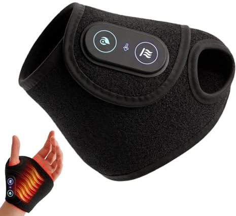 Handledsvärmekudde Ergonomisk Sladdlös Elektrisk | Handmassager med värme och kompression För , Sovrummet, Studierummet, Skrivbord, Arbete, Tangentbordsskrivning, Inlärning,
