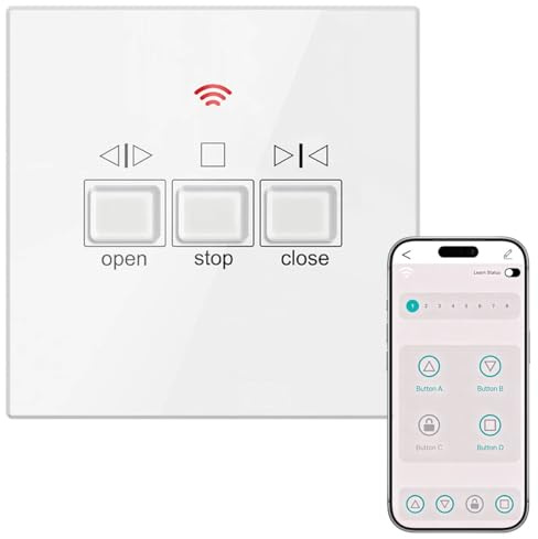 Acmerota Ouvre Porte de Garage Connecté WiFi Télécommande Intelligente pour Porte de Garage Pas besoin de Remplacer Votre équipement Actuel Contrôle à Distance