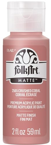 FolkArt 2565 Acrylic Paint, 2 Ounces, Crushed Coral