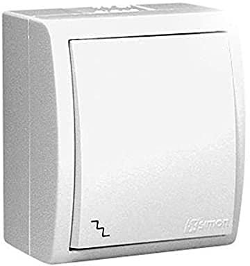 SIMON sn5aqw6l/11 VA und kommt a Seher Aquarius 250 V, Kunststoff, weiß