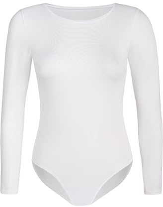 Teyli Body de mujer de manga larga – clásico, atemporal, elegante y cómodo, perfecto para lucir un estilo sofisticado y versátil.