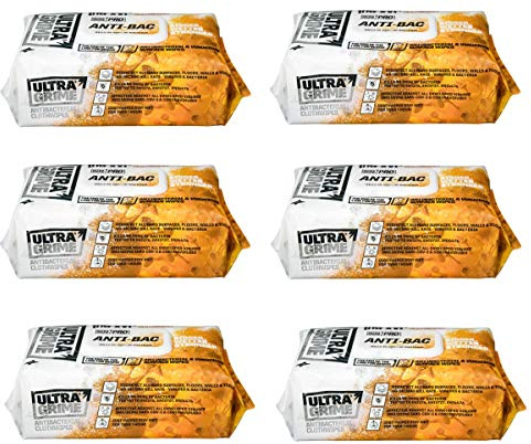Uniwipe Ultragrime Anti Bac Large Cleaning Wipes Hand Wipes X100 PACK X6