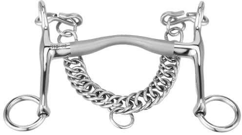 Sprenger SATINOX Pony Reitkandare 14 mm - Edelstahl rostfrei, 115 mm Weite