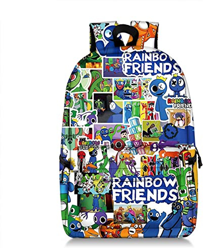 Jilijia Rucksack für Teenager, Jungen, Mädchen, Schultasche, Büchertasche, Freizeit, Reisen, Tagesrucksack, lässig, Laptop-Tasche, Anime-Geschenk für Weihnachten, Typ 6, 47x28cm