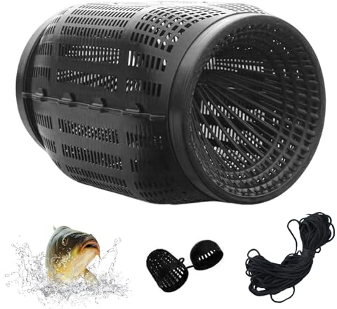 Trampas para Peces De,Trampa Portátil para Peces | Caja Capturadora para Agua Salada y Dulce en Lagos, Estanques, Ríos y Exterior