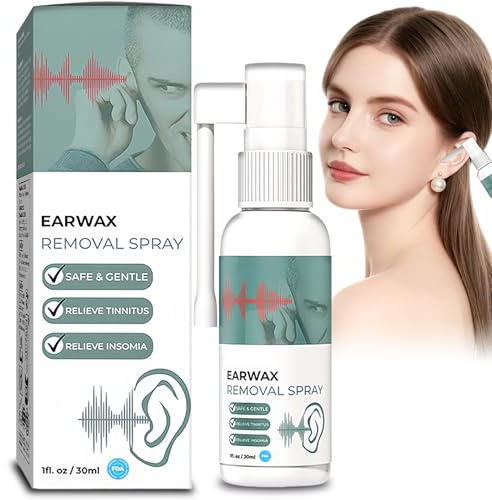 Hearing Restoration Spray, 30ml Earwax Cleaning Solution for Tinnitus & Ringing Ears, Gentle & Effective Ear Care Spray to Soothe and Refresh