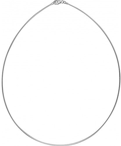 Skielka Designschmuck Silberkette Omegareif 1,3 mm (Sterlingsilber 925)