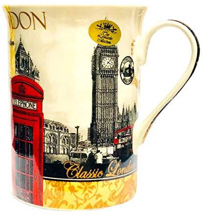 Mug Tasse en porcelaine anglaise Londres, Clair