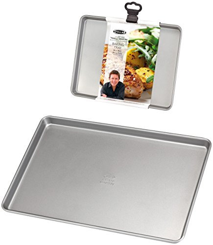 Stellar - James Martin Heavy Duty Non Stick Roasting - Oven Tray Sets (Large + Small Baking Tray Set)