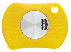 zilofresh 18132 Edelstahl-Seife Frische Hände Plus, gelb, inkl. praktischer Nagelbürste, ohne chemische Zusätze, allergikerfreundlich, Made in Germany