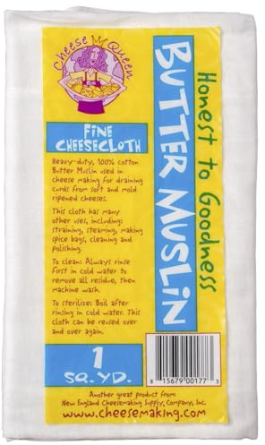 Butter Muslin (Fine Cheesecloth), 1 Sq. Yd.