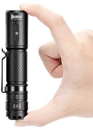 WUBEN C3 Flashlight 1200 High Lumens Rechargeable Flashlights 6 Modes Super Bright IP68 LED Tactical Flashlight for Camping, Home, Emergency, Rescue, Hunting, Inspection, Repair, Tool Gifts for Men