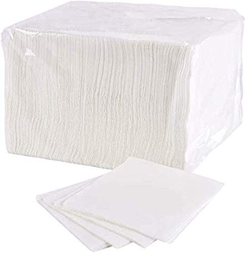 Elegant Lunch Napkin 500 Lunch Napkin 1 Ply Pack of 500, White