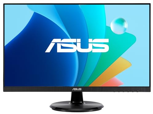 ASUS Eye Care VA24DQFR - 24 Zoll Full HD Monitor - Rahmenlos, Flicker-Free, Blaulichtfilter, Adaptive-Sync - 100 Hz, 1ms MPRT, 16:9 IPS Panel, 1920x1080 - DisplayPort, HDMI, D-Sub, Speaker