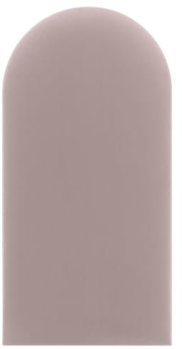 DecoNest Wandkissen, Wandpolsterung, Wanddekoration, ovales Bettkopfteil, 3D-gepolstertes Wandpaneel 30 x 80 cm Puderrosa