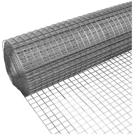 DTVEW Edelstahl-Maschendraht, 20mm/1,2mm Unterstützt Geflügelnetz-Käfigzaun, Pflanzen-Gartenarbeitsmasche, Geländer-Treppensicherheitsnetz(0.5x1m)