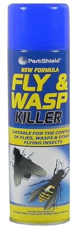 MIXEL Fly & Wasp Flying Insect Killer Spray, Long-Lasting Solution, Convenient Spray Mechanism, Easy-To-Use Aerosol Nozzle, Both Indoor And Outdoor Use, (1 Pcs)