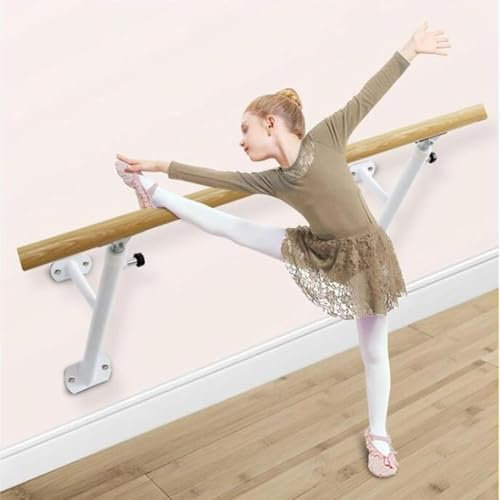 OYYMTE Ballettstange, Wandmontage, unabhängige tragbare Ballettstange, höhenverstellbar, Tanz-Streckstange, Studio, Ballettstange for Kinder und Erwachsene