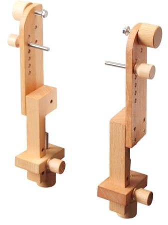 Perfeclan Support de Cadre de Point de Croix en Bois, Portable et Professionnel, avec Clip, pour Broderie, pour Bureau, matelassage, Tapisserie