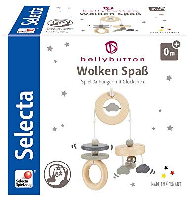 Selecta 64005 Wolken Spaß, Minitrapez - bellybutton, grau, 15,5 cm
