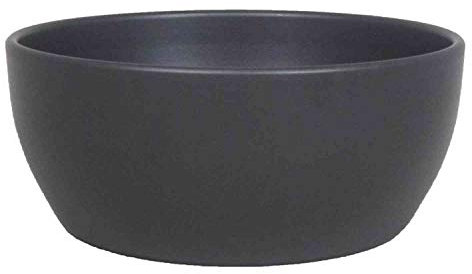 INNA-Glas Vaso da Fiori Grigio Antracite-Opaco, 9,5cm, Ø24,5cm - vasi per Piante/Scodella Ceramica
