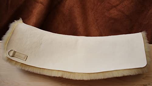 Förster-Fellnest Echt Lammfell Sattelunterlage, Unterlage für Schabracke, Satteldecke, Sattelpad, Sattelkissen zur Druckentlastung, Klimatisierung, Beruhigung