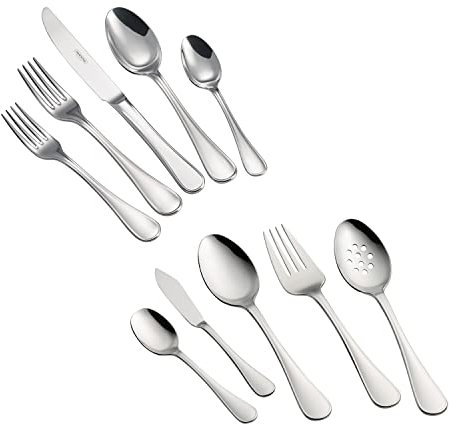 Tramontina Juego de planchas de acero inoxidable Firenze de 45 piezas, 80315/002DS