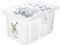 keeeper Bambi Aufbewahrungsbox mit Deckel, Dreh- und stapelbar, Für Kinder, 15 l, Karolina, Transparent