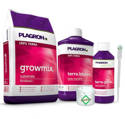 Weedness Plagron Growmix 50 L Set – Gödningsmedel pack jord Growmix