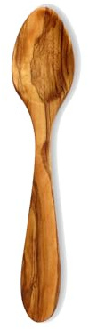 Justa la Fusta | Pala Raclette Mini De Madera De Olivo | Fabricada A Mano En España, Salsas Y Uso Alimentario | Versátil Y Resistente | Utensilios Cocina De Madera Natural, Sin Barniz