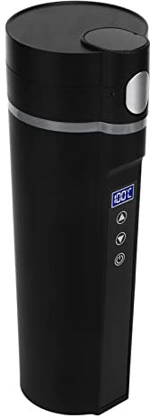 Calentador de Biberones Portátil para Viajes, Calentador de Biberones Portátil Taza de Viaje con Calefacción de 450 Ml Control de Temperatura Inteligente Hervidor Eléctrico