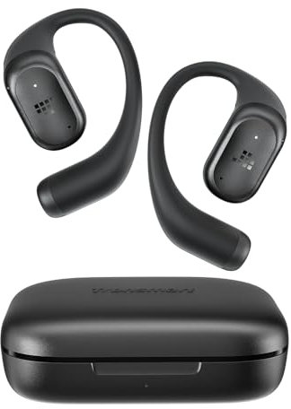 Tronsmart OpenFly 2 Pro Auriculares Open-Ear, Auriculares Deportivos Wireless 5.3, 40H Autonomía, Llamadas Nítidas, Carga Rápida, Diseño ergonómico, Adecuado para Deportes y Oficina