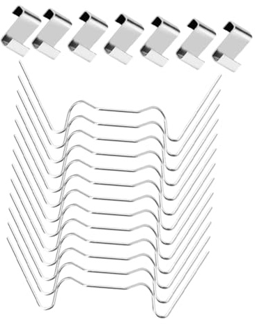 ibasenice Clip in Acciaio Inossidabile Tipo w per Giardini d'inverno Clip z per Vetrate Accessori di Fissaggio in Filo Molla per Pannelli Frangivento Parti di Giardini d'inverno Durature