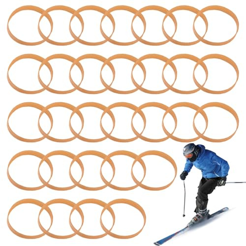 Skidband, 30 Stycken Fästband För Skidor, Kardborreband, Justerbar Snowboard, Kardborreband, Skidor Wraps Snowboardtillbehör, Skidband För Skidstavar Säker Förvaring