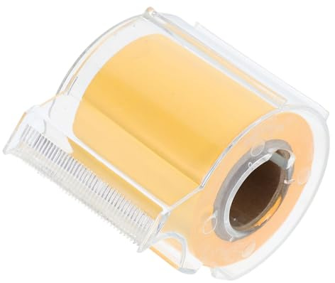 BCOATH 1 Roll Orange Self-Adhesive Note Tape, Portable Sticky Memo Pads for Office and Home Use, Tearable Multi-Function Reminder Stickers