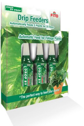 FITO 2044391 Foliage Drip Feeders Plant, 1 Liter, Green, 13.5x2.8x18.5 cm