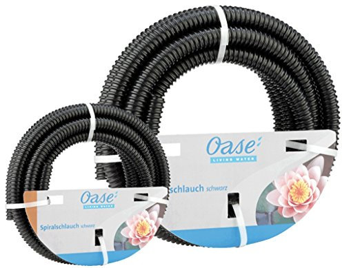 Oase 57562 Spiralschlauch 3/4, 10m, schwarz - Schlauchabschnitt aus PVC-Material, geeignet für 1 Bar (Betriebsdruck)