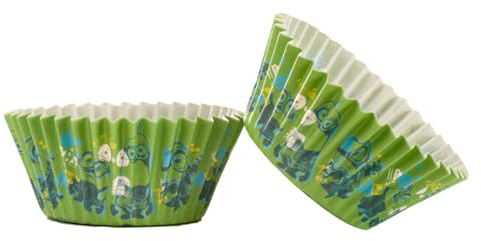 Dekora - 339239 Minions CAISSETTES Cupcakes 50u, Papier, Vert, 5 x 5 x 3 cm