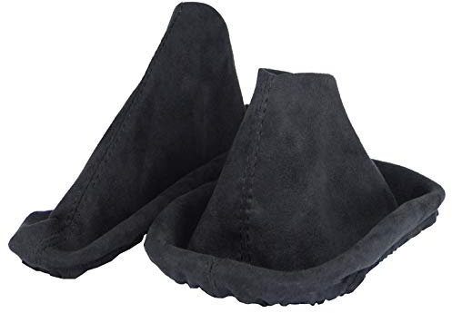 L & P Car Design L&P A0101 Schaltsack Schaltmanschette + Handbremsmanschette kompatibel mit BMW 3er e36 weiche Microfaser Schwarz