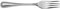 Grunwerg Parish Collection Bead DFBDR couverts – Lot de 12 fourchettes à dessert en acier inoxydable 18/0 de haute qualité – 2.5mm, fini miroir