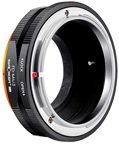 K&F CONCEPT Lente Mount Adattatore Manuale Fuoco: Compatibile con Lente Compatibile con Canon FD a Corpo Fotocamera Micro Quattro Terzi(M4/3)