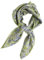 Prettystern Damen 65X65 handrolliertes 100% Seide Seidenhalstuch Frühling Sommer Dmen Herren Halstuch 23 Grün Paisley