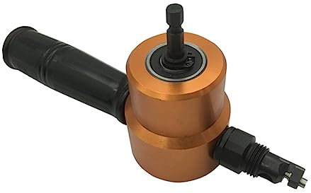 iplusmile 360grad Double-headed Blechschneider Mit Verstellbarem Bohrmaschinen-aufsatz Drehbar Für Präzises Schneiden Von Metallblechen Für Auto-reparaturen Und Hauswartung Yt