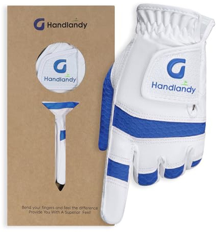 HANDLANDY HLDD Kids Golf Glove, Left Hand Youth Golf Glove for Junior Toddler, Durable & Breathable