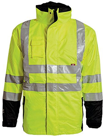 Elka Jacke Warn-Gelb-Schwarz (2 in 1) Gr XS 086100R 042