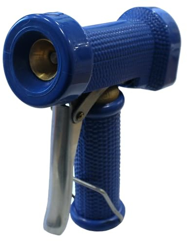 Jaymac Pistolet à Eau très résistant, entrée BSP 1/2 - Housse en Caoutchouc Bleu, Style Dinga