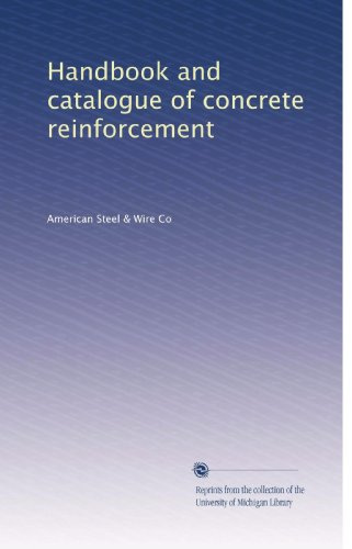Handbook and catalogue of concrete reinforcement